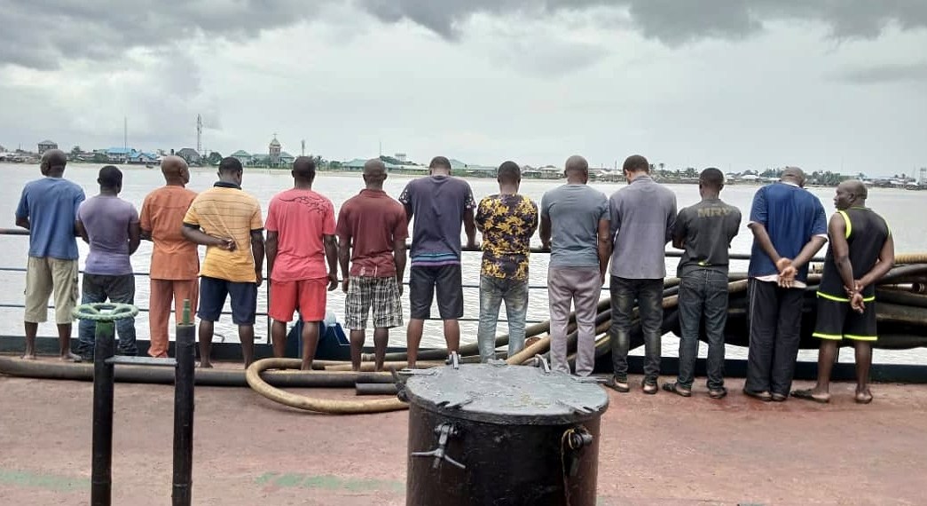20 suspected Oil Thieves