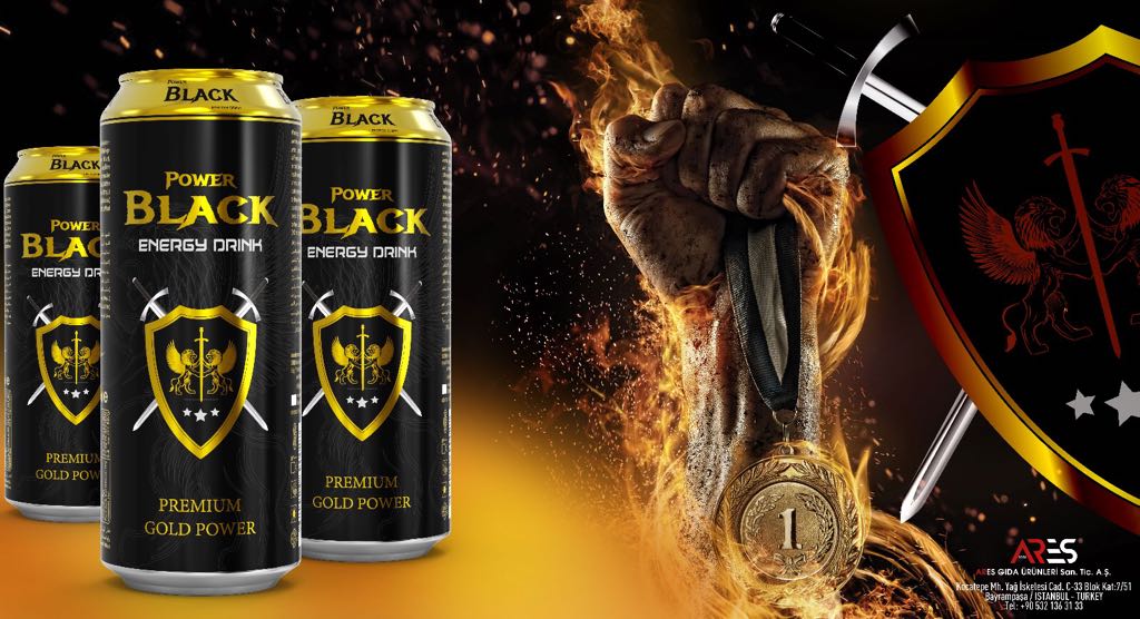 Power Black Energy drink