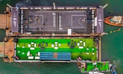 Floating Basketball Court