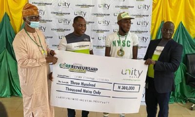 Unity Bank Corpreneurship 30 corps members