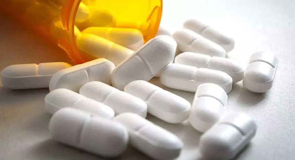 pills of pharmaceutical opioids