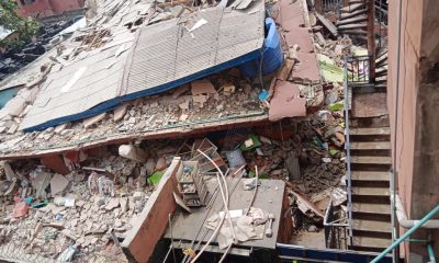 3-storey building collapses mushin1