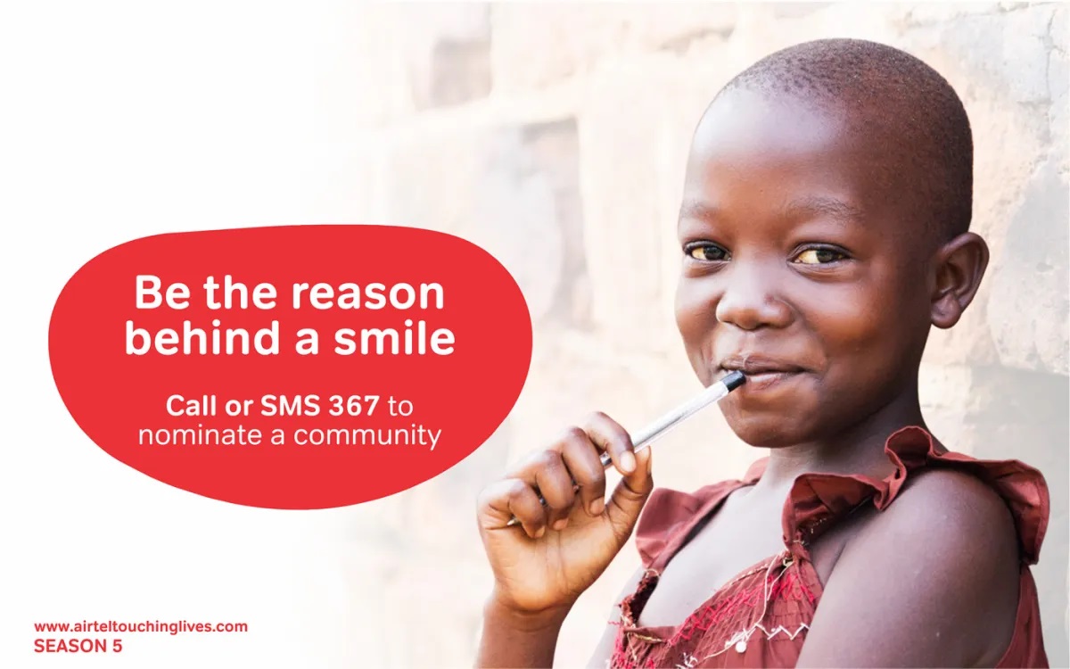 Airtel Touching lives giving makes you happy