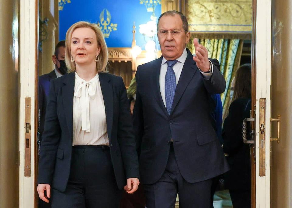 Liz Truss Sergey Lavrov new Prime Minister