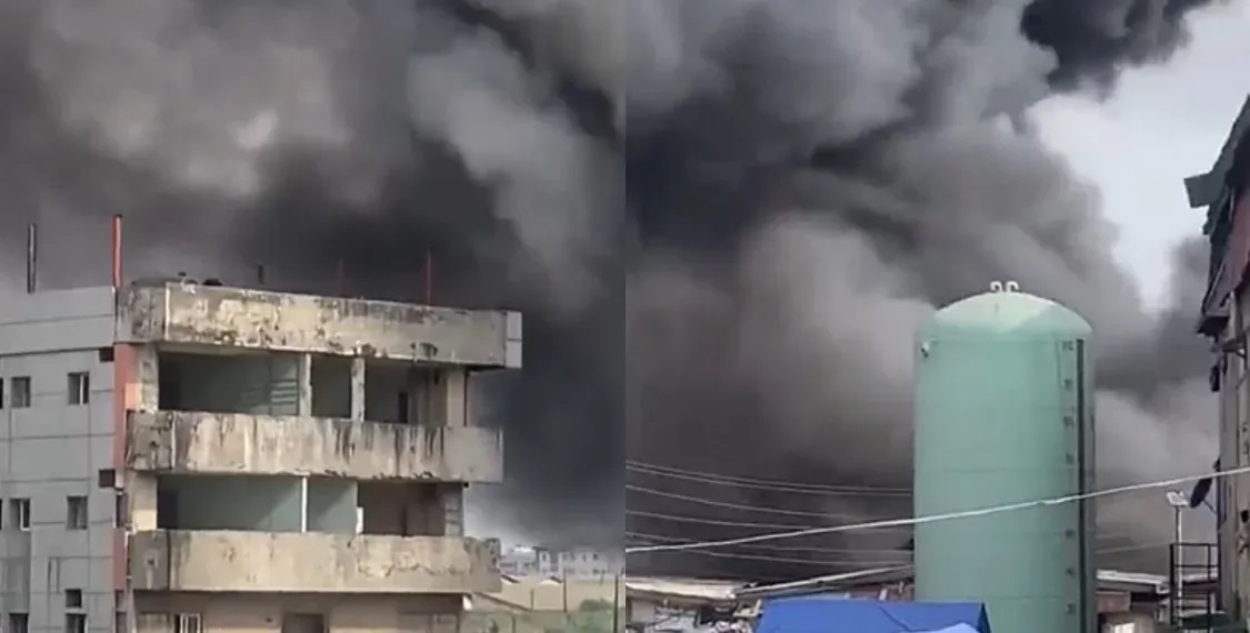 Tejuosho Market fire