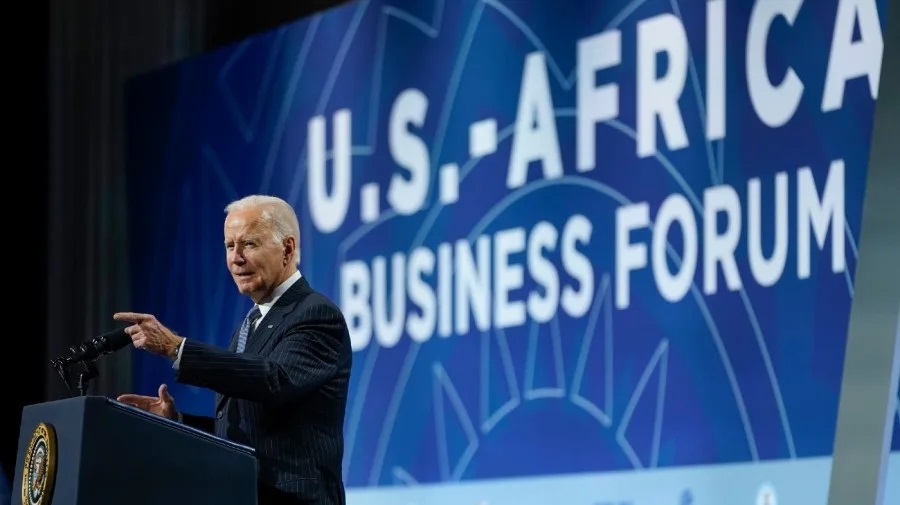 President Joe Biden at the US-Africa Leaders summit