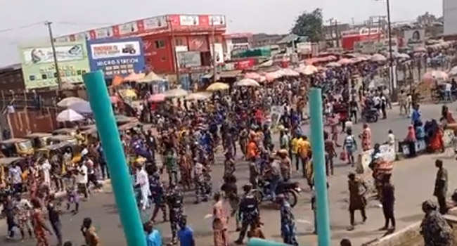 protest in Ibadan