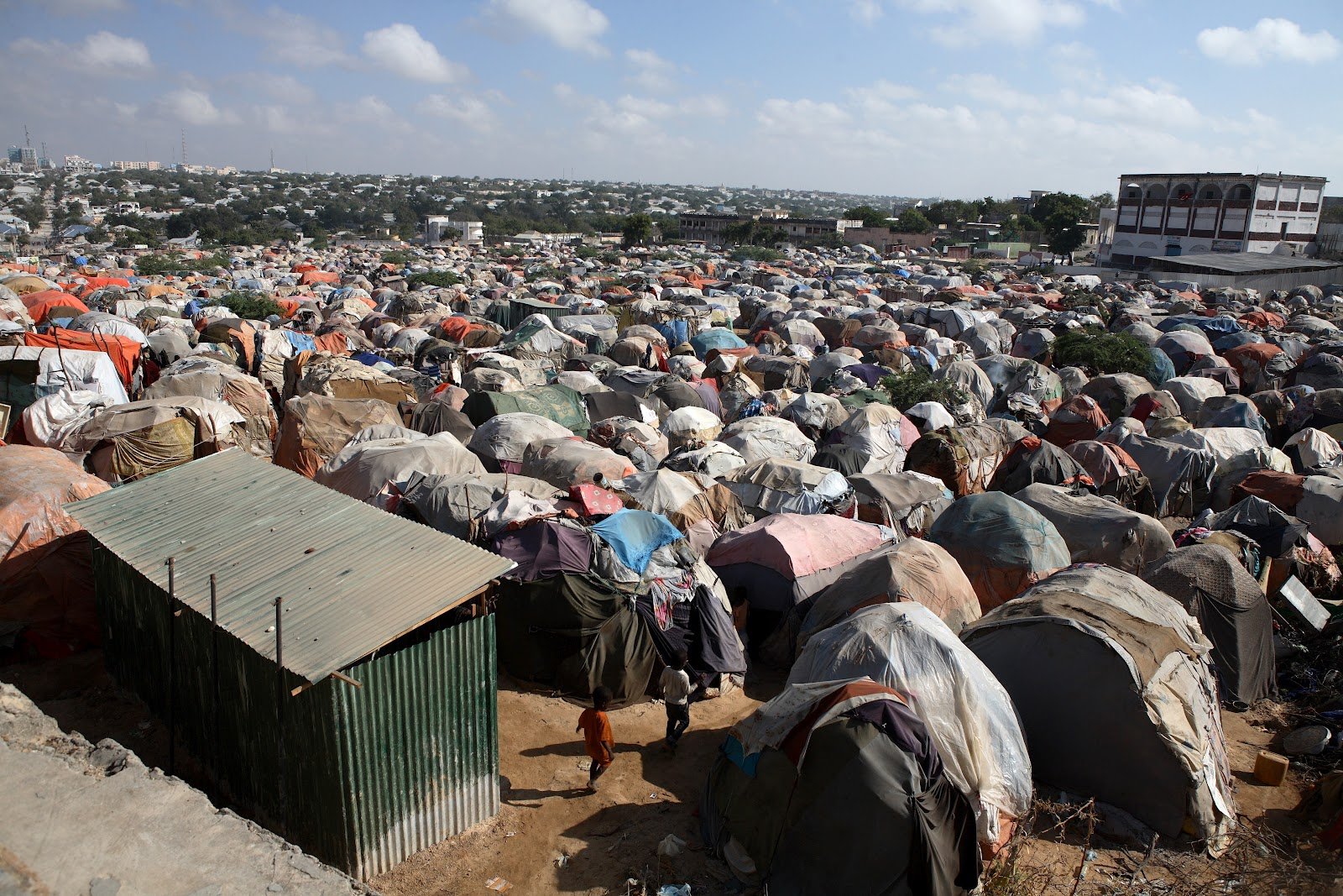 refugee camp Africa
