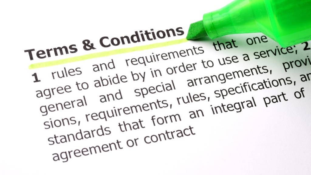 terms of contract