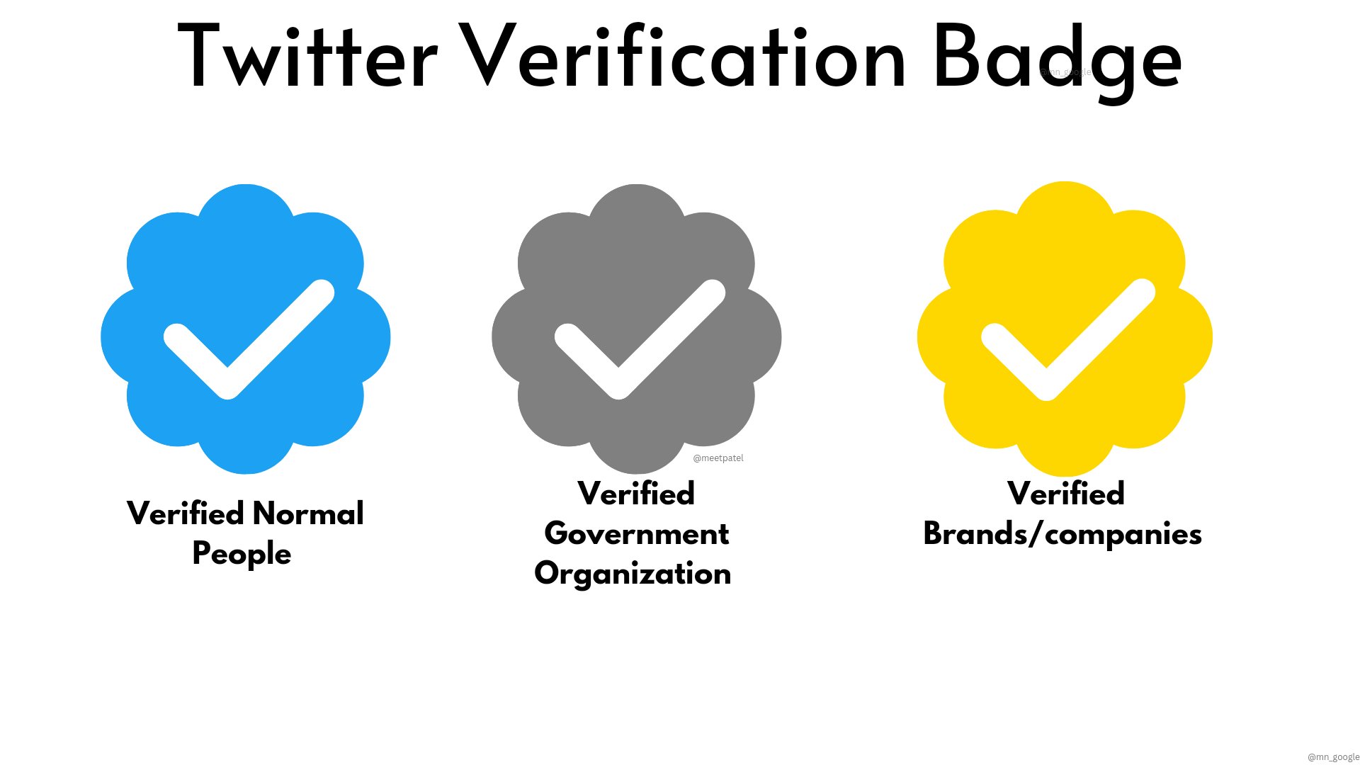 Twitter verification badges