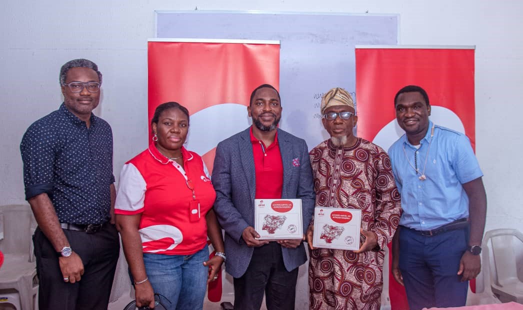 Airtel employees donate routers