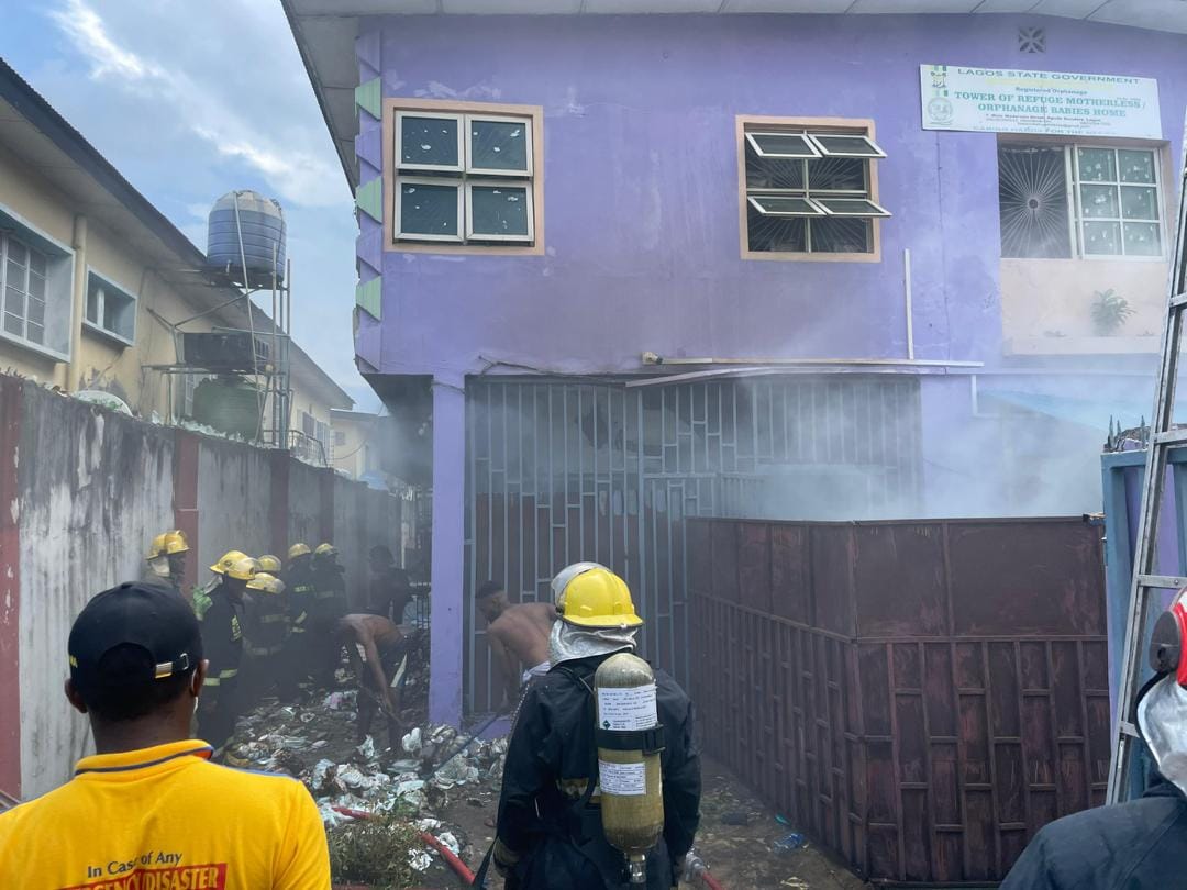 7 Children Rescued From Lagos Orphanage Home Fire || Business Post Nigeria