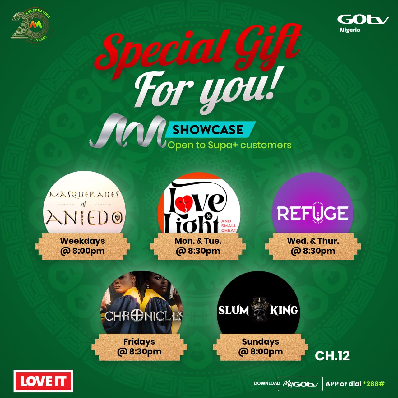 Africa Magic Showcase on GOtv Supa+