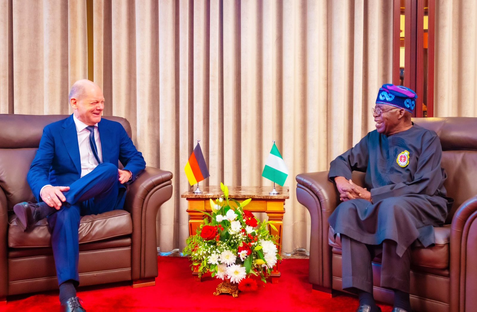 Olaf Scholz and Tinubu