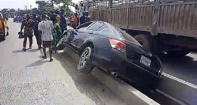 Gbagada accident LASTMA Chase