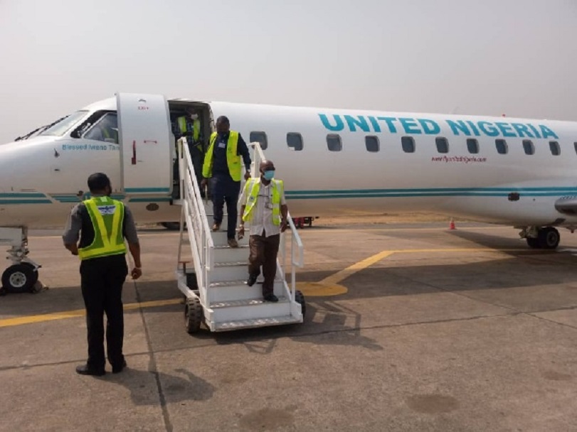 United Nigeria Airlines lands in Asaba