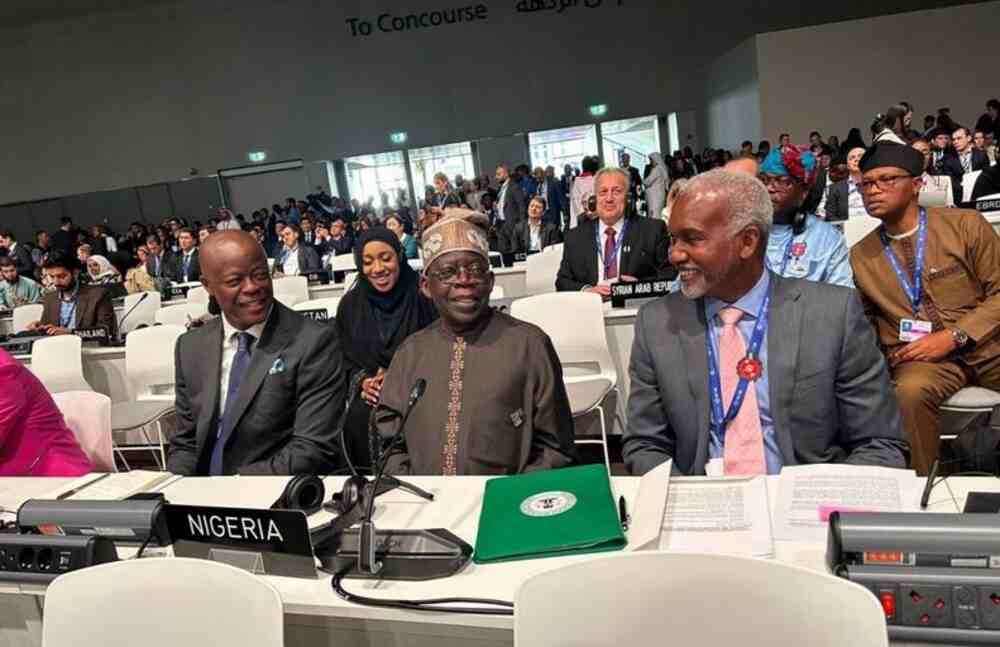 Tinubu Nigeria 1411 delegates cop28