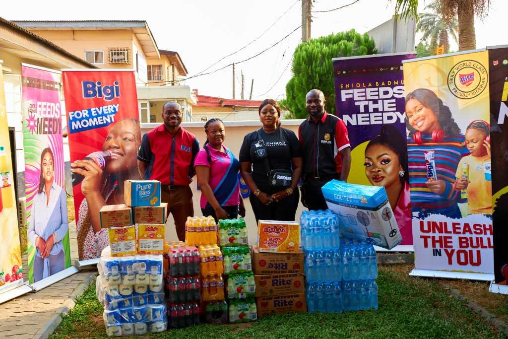 Rite Foods Eniola Badmus Feed the Needy