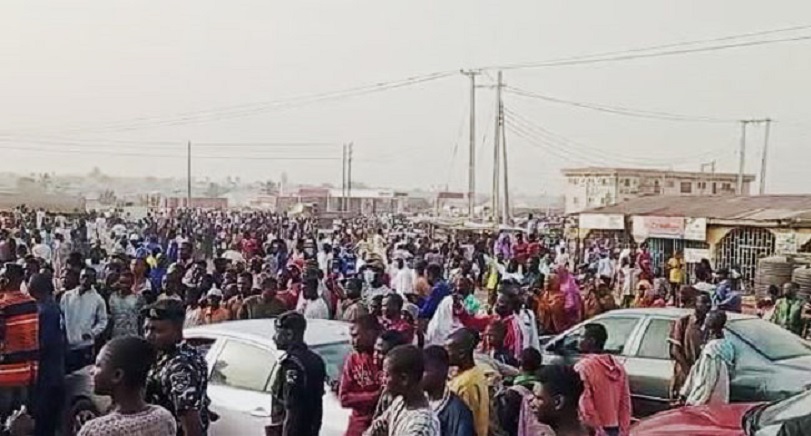 protest in minna