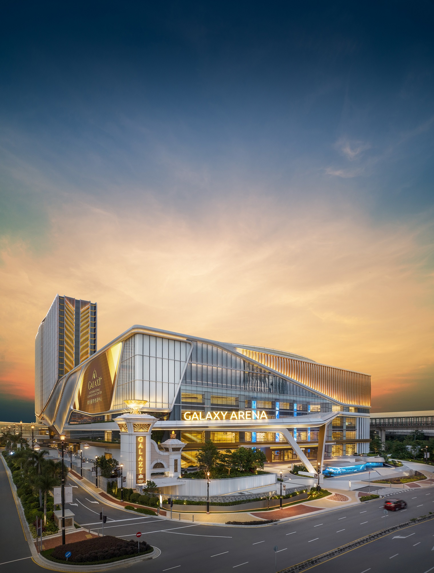 The Galaxy Arena, Macau's largest indoor venue, holds up to 16,000 guests, making it the perfect spot for this major event.
