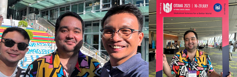 Yvan Ysmael Tobias YONAHA (centre in the left photo) credited CUHK’s robust research training and incredible peer and faculty support network for playing a pivotal role in his growth as a researcher