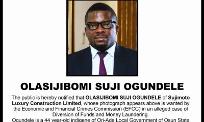 EFCC Sujimoto CEO Wanted