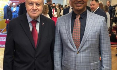 Sergei Mironov and Noel Anderson