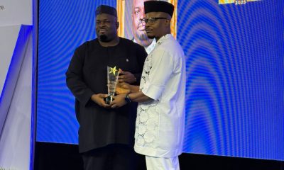 Dr Stanleyac Jacob receiving Digital Finance CEO of the year