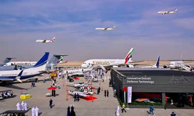 Emirates A350 flypast