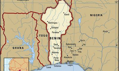 Benin Republic map