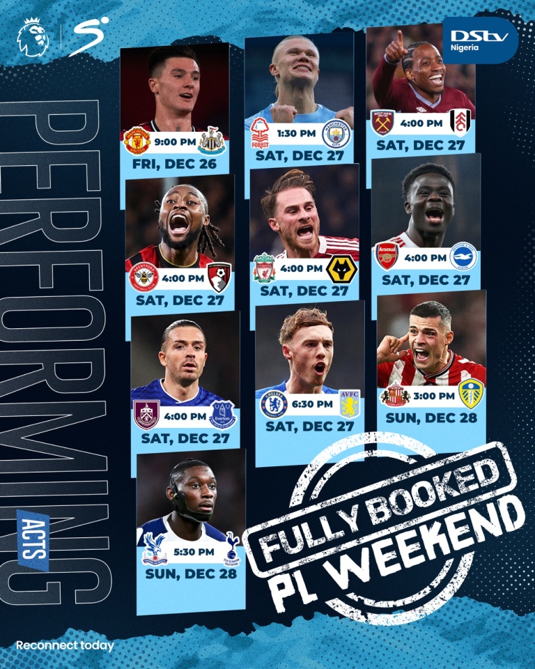 SuperSport Festive PL Line-Up