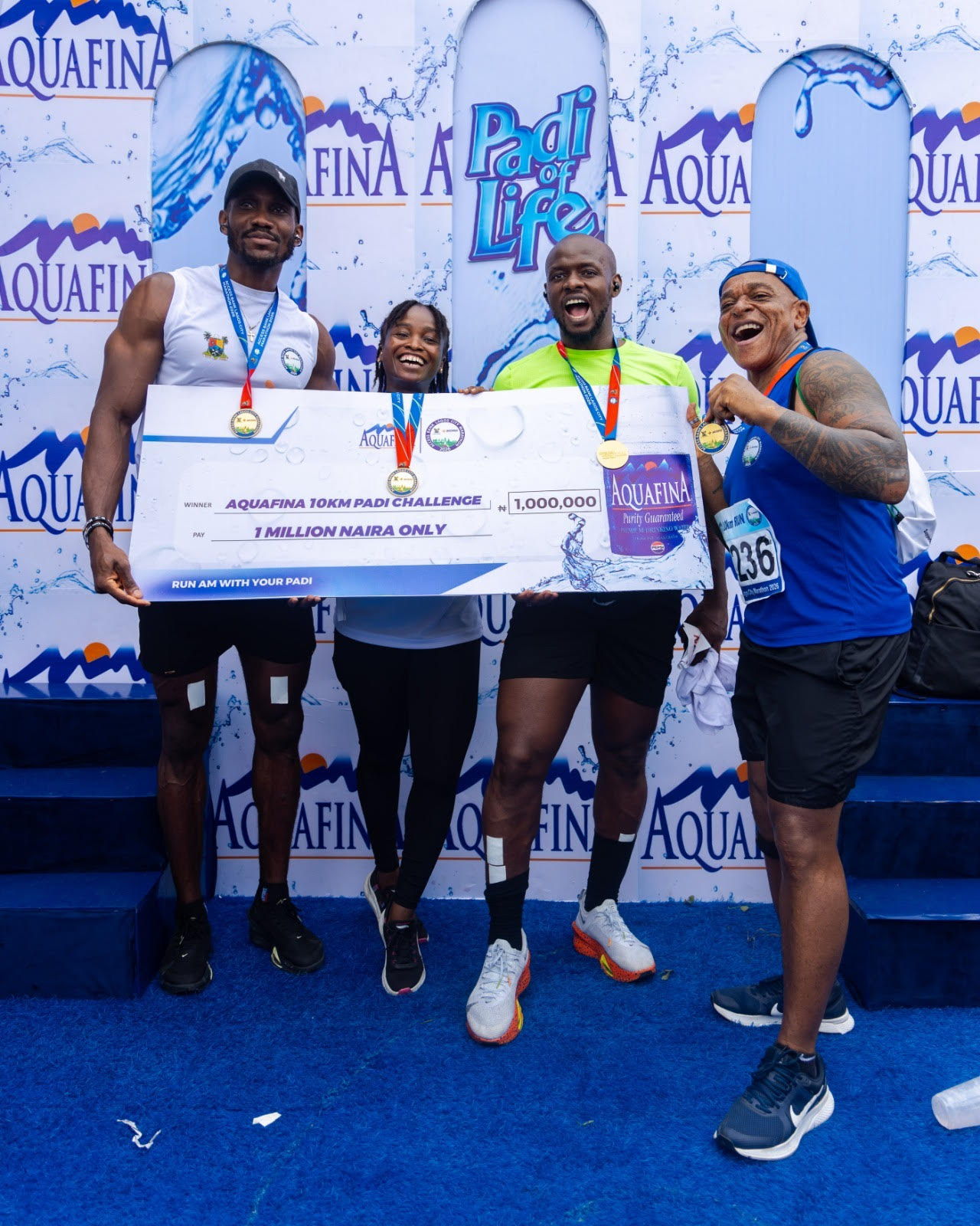 Aquafina Top 10 finishers