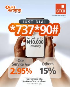 GTBank QUICK Airtime Loan