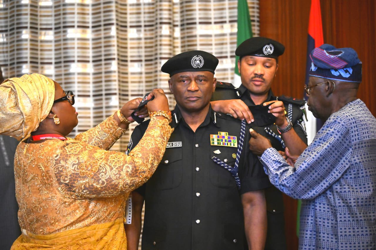 Tunji Disu decorated IGP rank