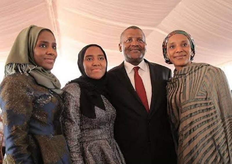 dangote three daughters