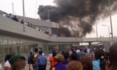 lagos airport fire outbreak