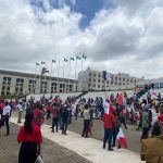 Protest in Abuja Over Senate’s Decision on e-Transmission of Election Results