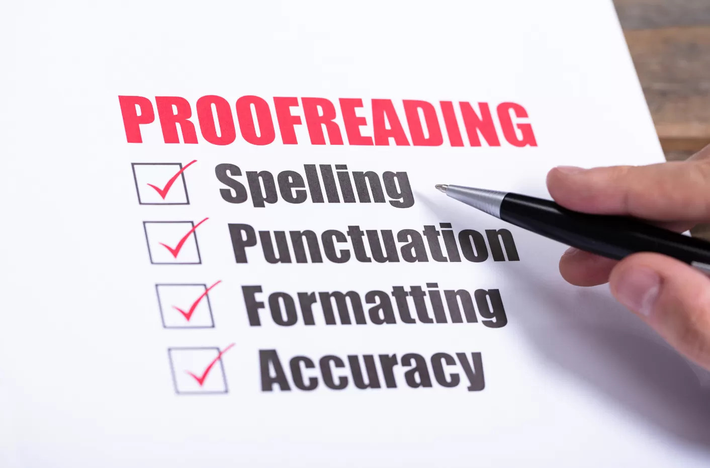 Editage Proofreading Services