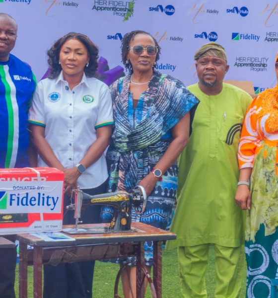 Fidelity Bank sewing grinding machines