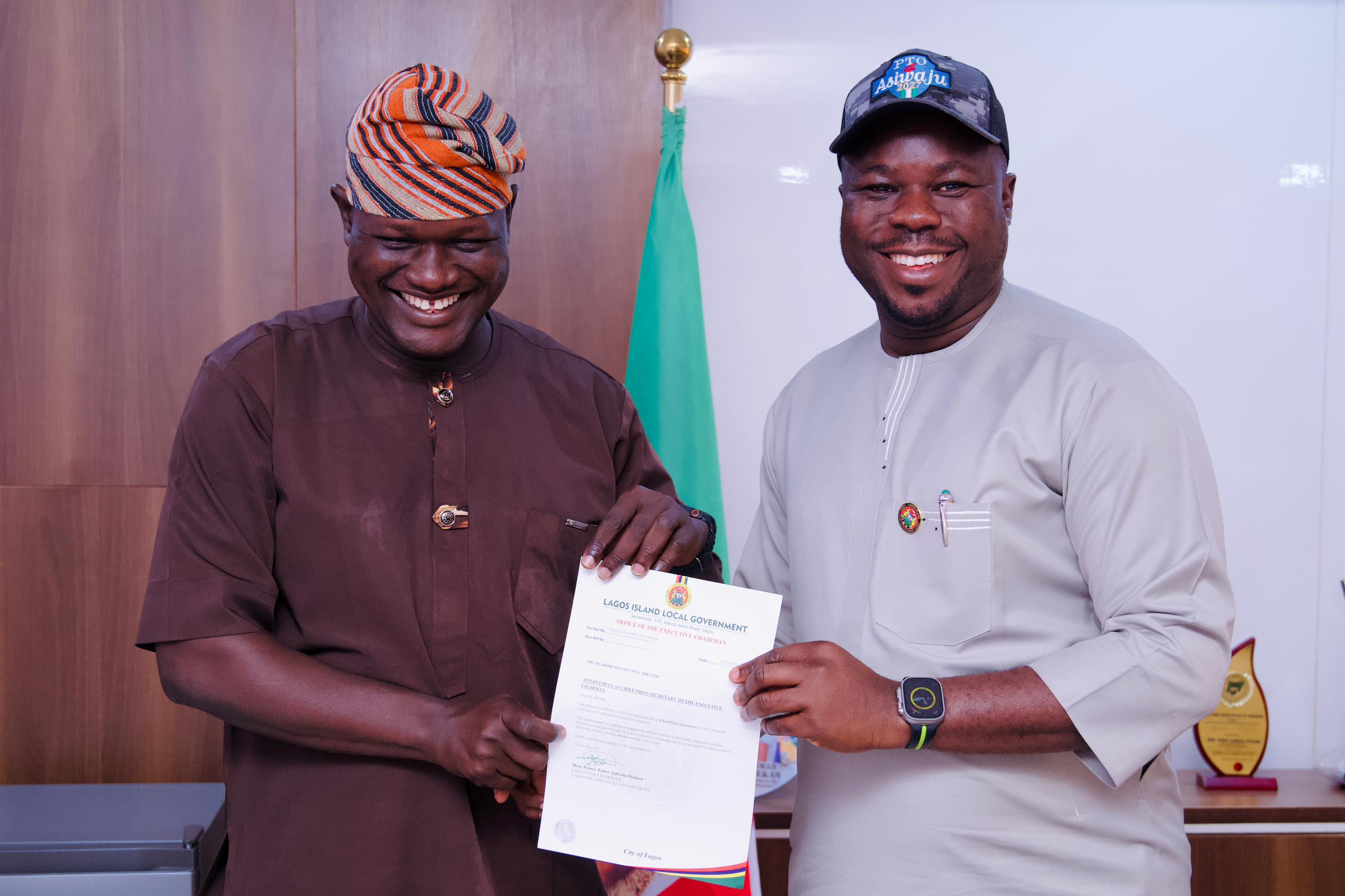 Olabode Adeyeri Lagos Island LG chair CPS