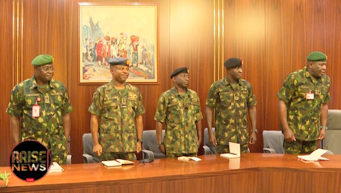 Olufemi Oluyede and service chiefs