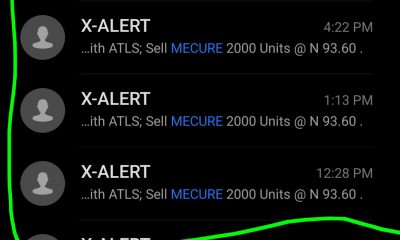 x-alert fee capital market