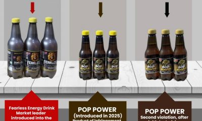 Fearless Pop Power Energy Drink