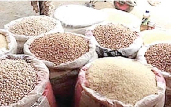 garri beans eggs