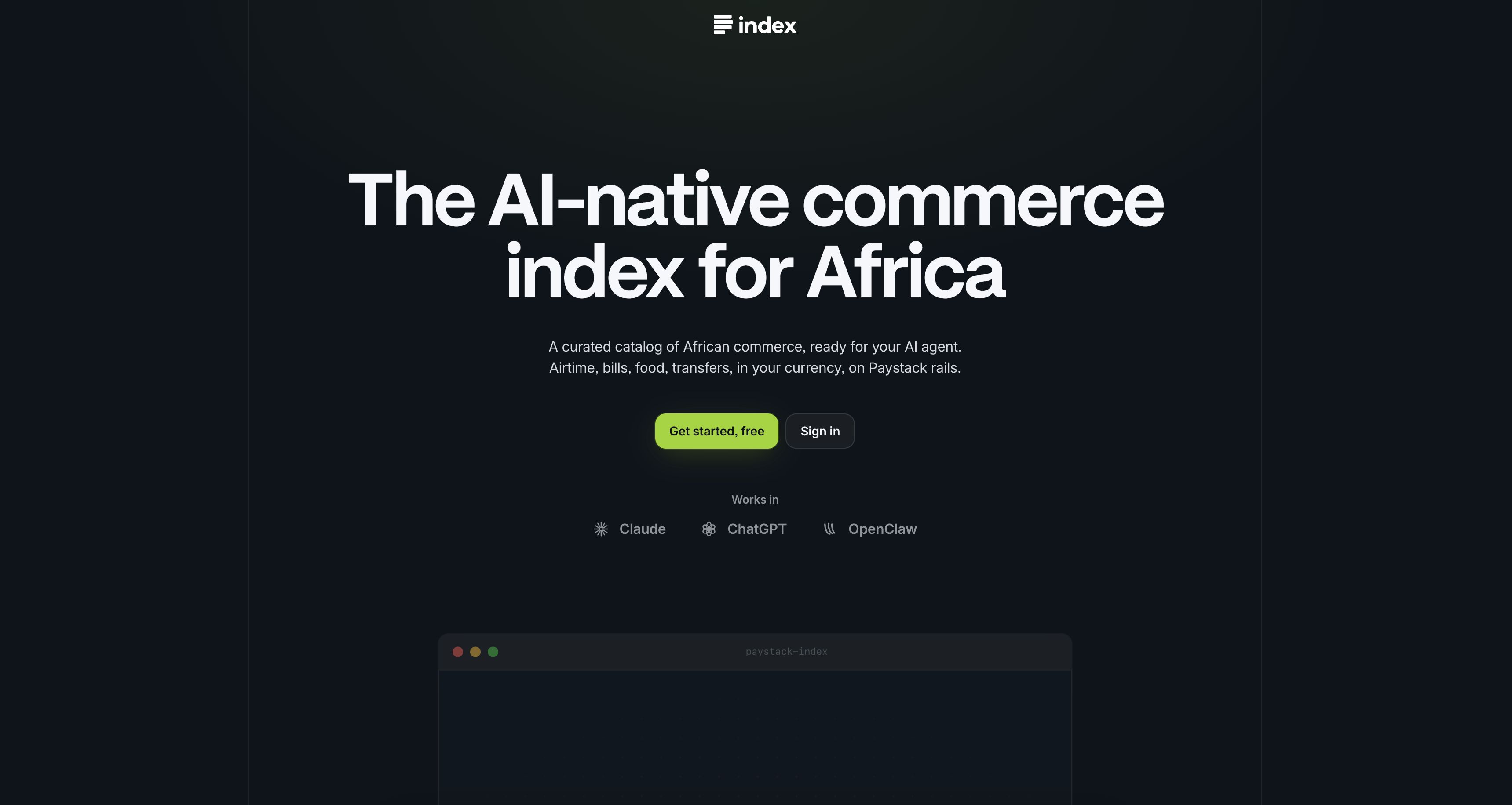 Paystack Index