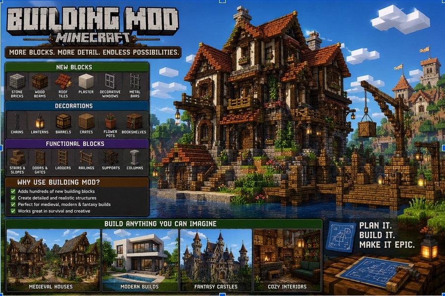 Building Mod Minecraft