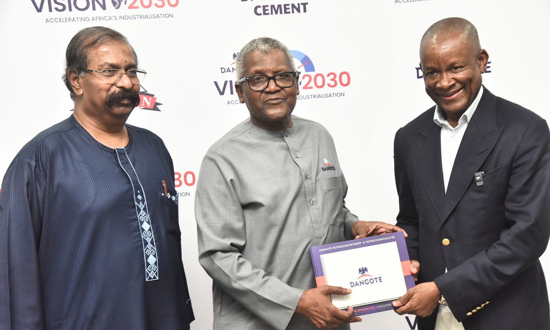 Dangote trade minister enoh