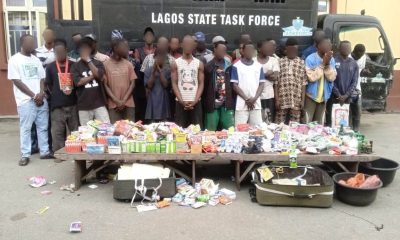 Lagos Illegal Ticket Touts street traders