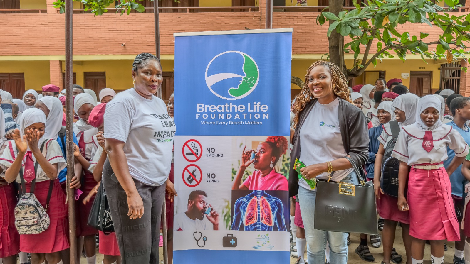 Breathe of Life Cleggs Girls High School students