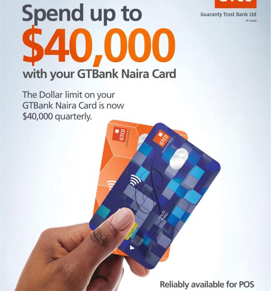 GTBank Naira Card Dollar limit